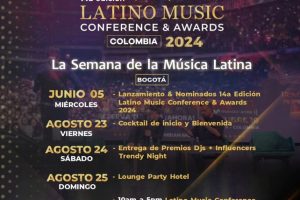 LATINO MUSIC GROUP ANUNCIA LA 14a EDICIÓN DE LOS LATINO MUSIC CONFERENCE & AWARDS EN BOGOTÁ