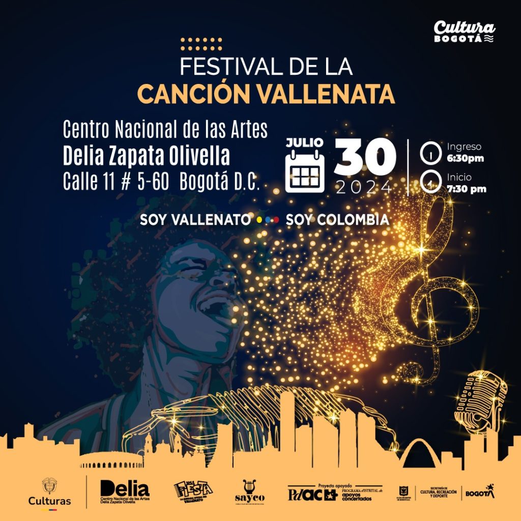 Lanzamiento del Festival de la Canción Vallenata y del Vallenato Bogotá FEST 2024