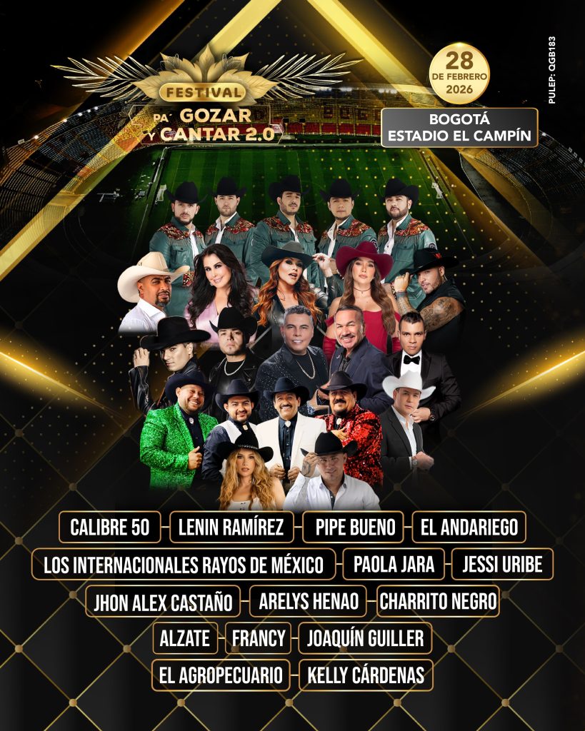BOGOTÁ SE ALISTA PARA LA SEGUNDA EDICIÓNDEL FESTIVAL DE MÚSICA POPULAR MÁS IMPORTANTE DEL PAÍS