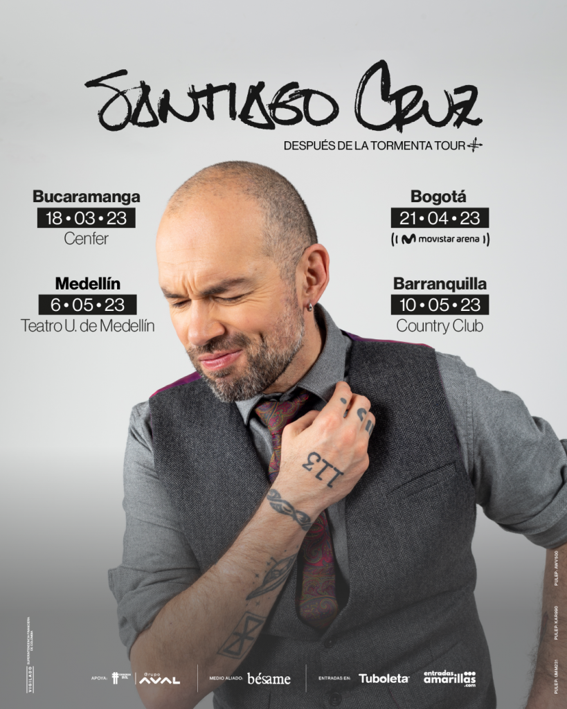 SANTIAGO CRUZ ESTRENA EL VIDEOCLIP DE SU MÁS RECIENTE ÉXITO  JUNTO A ANDRÉS CEPEDA