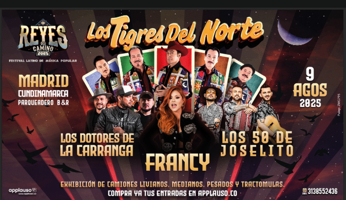 Madrid, Cundinamarca será sede del primer Festival Latino de Música Popular yExhibición de Transporte de Carga “Reyes del Camino”