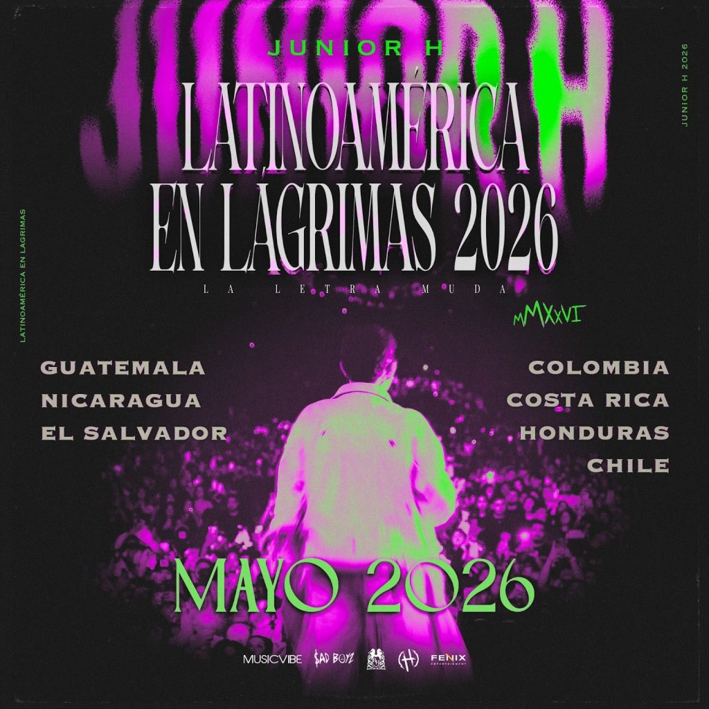 JUNIOR H ANUNCIA SU PRIMERA GIRA POR LATINOAMÉRICA