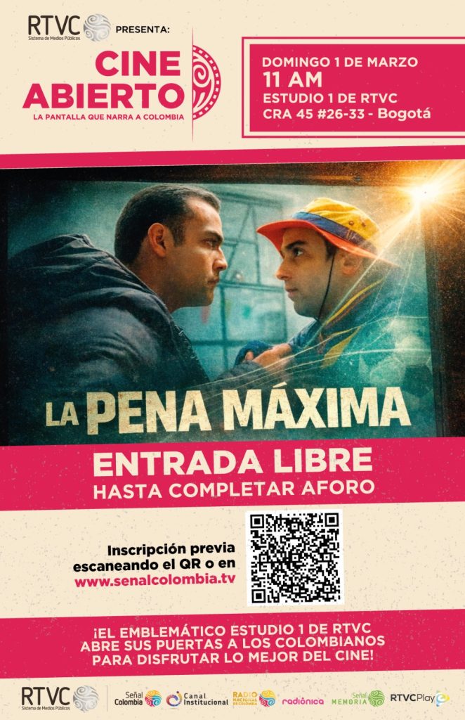 CINE GRATIS EN EL ICÓNICO Y RENOVADO ESTUDIO 1 DE RTVC