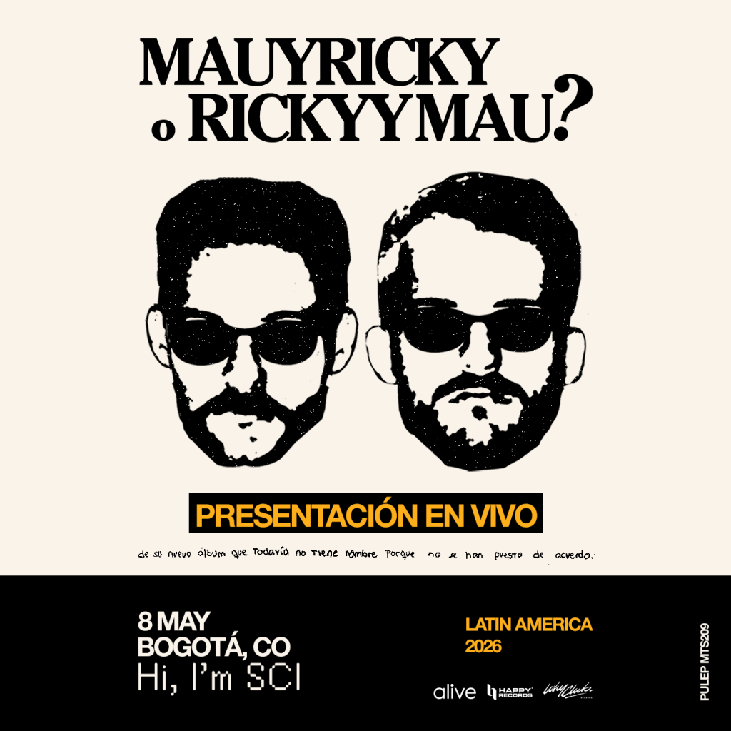 MAU Y RICKY LLEGAN A BOGOTÁ CON UNA EXPERIENCIA ÍNTIMA Y ÚNICA