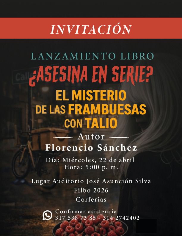 La FILBo 2026 será escenario del lanzamiento de ¿Asesina en serie?